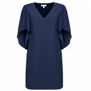 Anna Cate Meredith Dress Crepe Navy Blue Women’s Small cocktail career dress